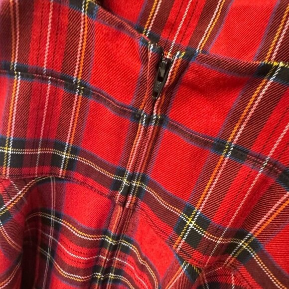 Hell Bunny Irvine Tartan Vintage Retro Pinafore Dress size small - Picture 5 of 5